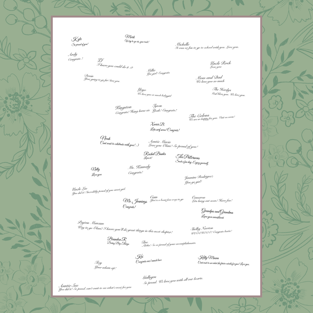 Handwritten notes